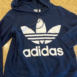 adidas Hoodie with White Trefoil